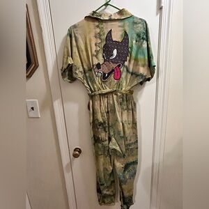 Grateful Dead Inspired Tie-Dye Jumpsuit